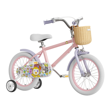 2024 New Kids Bike 14-18 Inch with Training Wheels for Ages 3-10