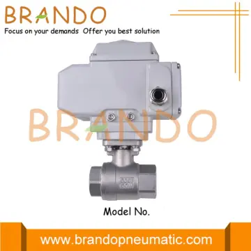 1'' DN25 Electric Actuator Two Piece Ball Valve