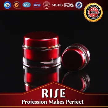 Oval Shape Acrylic Cosmetic Jar For Facial Care