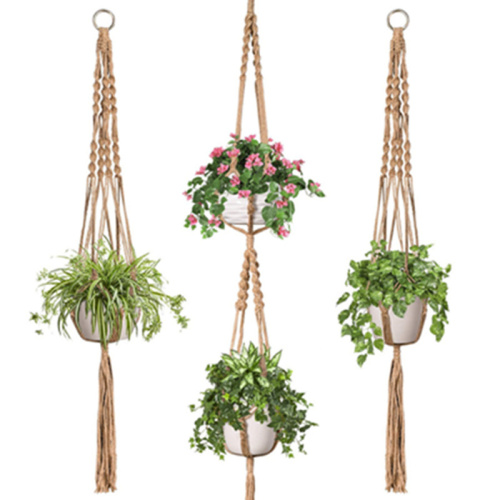 macrame double plant hanger