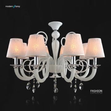 2012 new design lamp,White flowers Buzhao chandelier