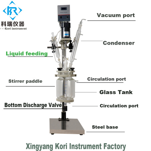 Factory Direct Selling Glass Reactor Lab Equipment