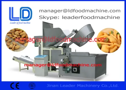 Multi Functional Food Processing Machinery / Automatic Snack Frying Machine