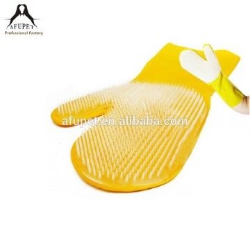 Pet product silicone pet bath glove pet grooming brush