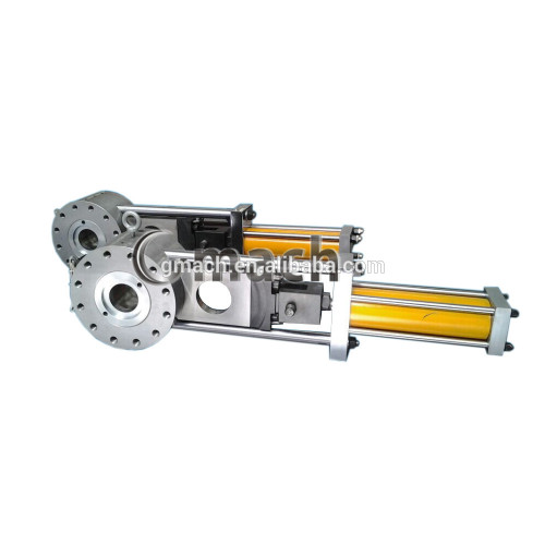 Flat plate type extrusion screen changer for corrguated pipe extrusion machine