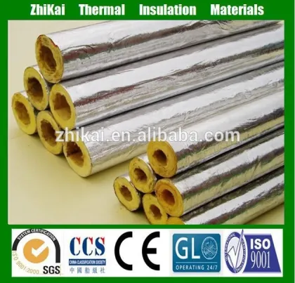 promotion glass wool insulation pipe/glass wool tube