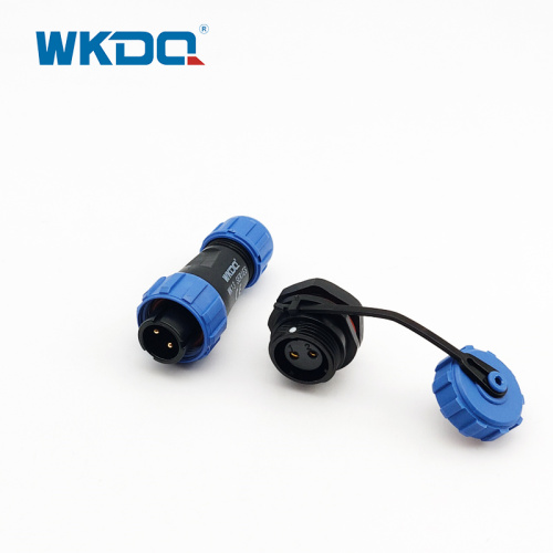 WK13 Waterproof In-Line Cable Mount Rear Nut Connector