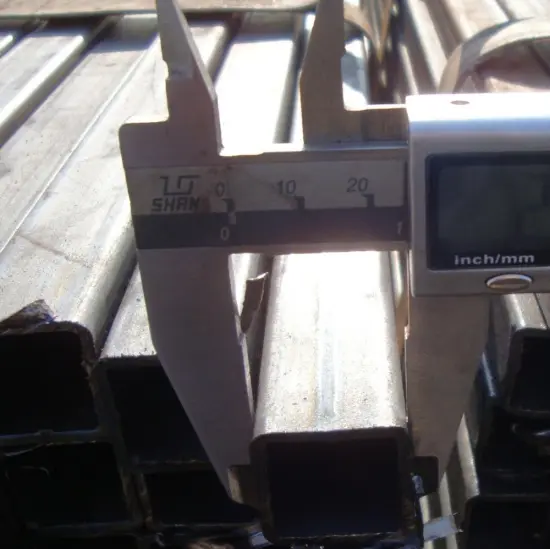 50 mm 55mm 45mm square steel tube