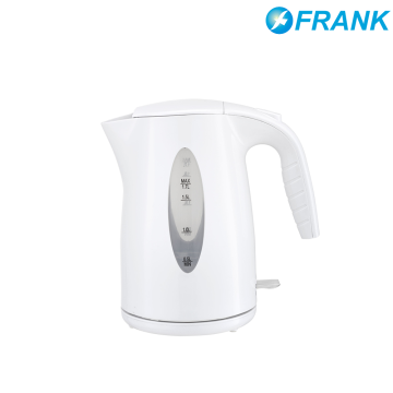 Pure White Oval Window Electric Kettle with Anti-Slip