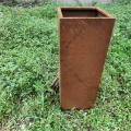 Longevità e stile fioriere in acciaio corten