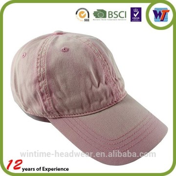 2015 CUSTOM PATCH LOGO PINK SOFT BASEBALL CAP FOR GIRL