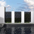 Decorative Corten Steel Pool Fence