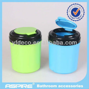 plastic mini bins with round shape