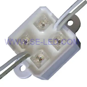 4pcs Super Flux Piranha Blue/Green/Red Aluminium LED Module Light