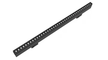 Aluminum LED recessed grille linear light