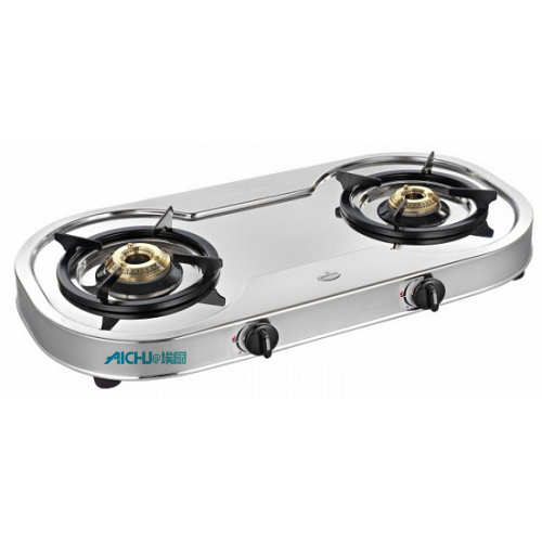 Pencucuhan Auto Spectra 2 Burner SS Gas Stove