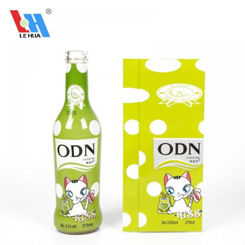 Customized packaging label shrink sleeve for bottle