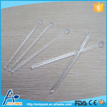 2016 super quality clear plastic functional stirrers