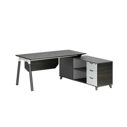 Industrial L Shape Office Desk: New Design Corner Computer Desk