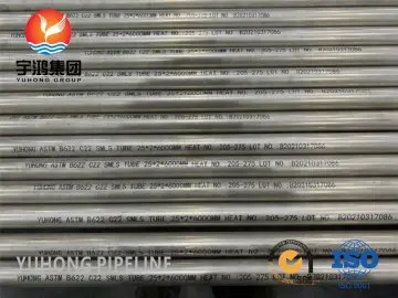 Hastelloy ASTM B622 C22 Seamless Tube