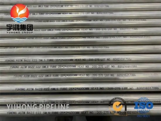 Hastelloy ASTM B622 C22 Seamless Tube