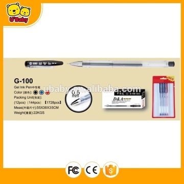 High Quality Gel Ink Pen Free Samples G100