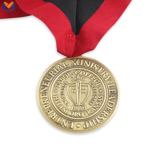 Metal award weightlifting games medal