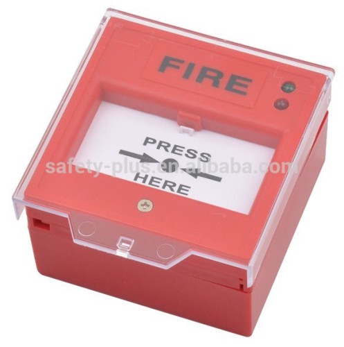 In door using Hand actuated Fire alarm button with LED indicator