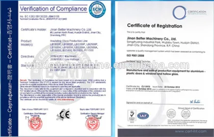 Double Glass Window Making Machinery