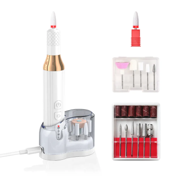Portable Electric Nail Drill Machine Set with Bits for Nail Polish Remover
