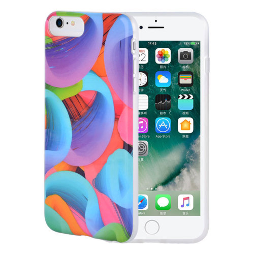 Colorful Whirlwind Cellula Mobile Phone Case for IMD iPhone 6S Case