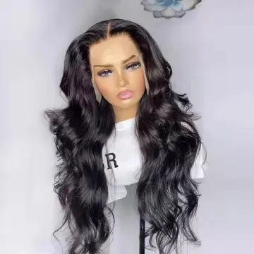 Cheap Brazilian Human Hair Lace Wigs Factory Price Natural Looking Hairline Body Wave Pre Plucked HD 5X5 Lace body wave Wig