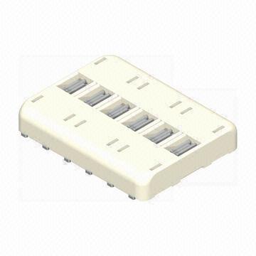 LED Connector, SMT Type, 06/04/02P, 0.4mm Pitch, OEM and ODM Orders Welcomed