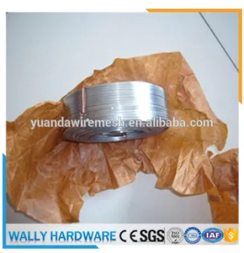 China hebei factory low price galvanized stitching wire/ copper coated stitching flat wire