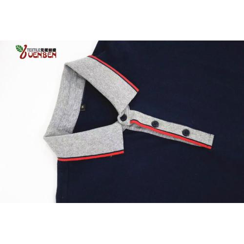 Men's Polo Solid PK With Contrast Rib