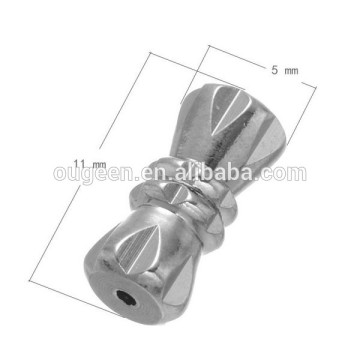 11*5mm chrome plated ball shape copper wide magnetic clasps