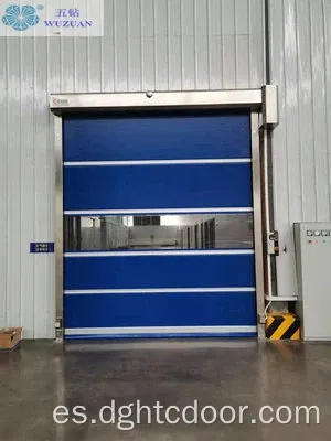 Puertas de obturador de PVC automática de alta velocidad automática de alta velocidad
