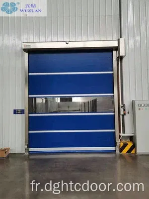 Portes d'obturation roulante PVC à grande vitesse industrielle