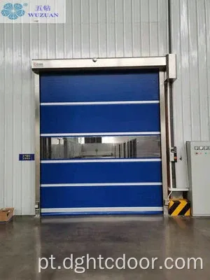 Industrial automático de alta velocidade PVC portas do obturador