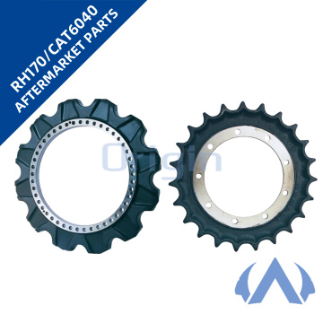 Ikati ye-Cat6040 hydraulic excavator i-excavator iqhubekile i-sprocket