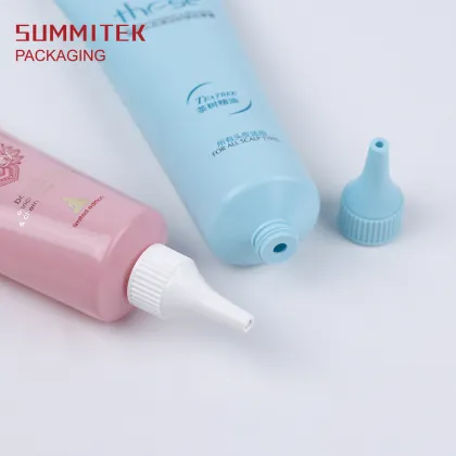 Custom 30-75ml Plastic Cosmetic Tubes for Clarins Body & Neck Cream Packaging