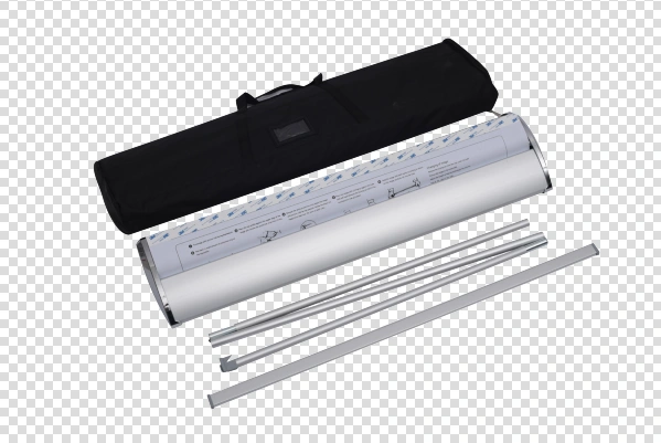 Luxury aluminum Water droplet display rack banner stand exporters