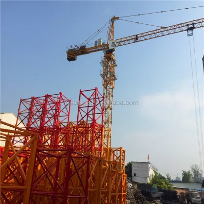 Heavy Duty Tower Crane Anemometer Wind Speed Meter | QTZ80 6010A Tower Crane Price
