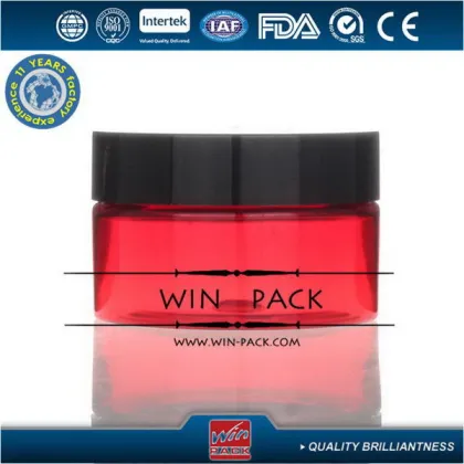Customized best-selling flip cap plastic cream jar