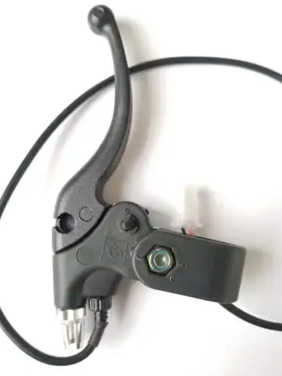 Electric bicycle brake handle combination