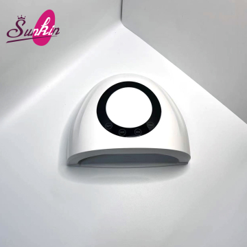 Profesional 288W LED UV Nail Lampu: Pengering Polandia Gel Curing Curing Dengan Layar Tampilan Lampu Pelangi
