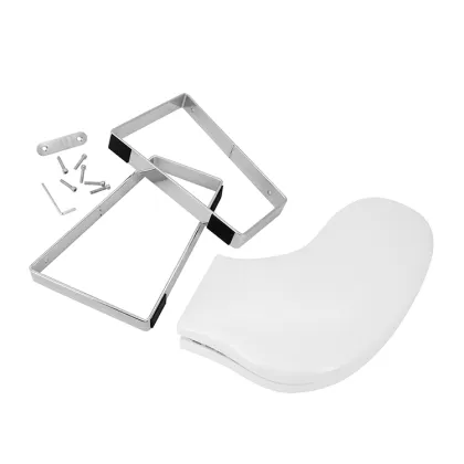 Ergonomic Inclined Butterfly Nail Arm Rest with Microfiber Leather