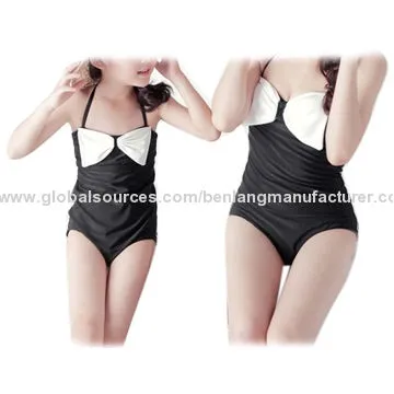 Parent-child Swimsuit, Steel Bracket Backless Boo Cultivate One's Morality Conjoined Ladies Swim