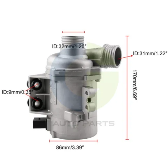 CG Auto Parts Engine Water Pump for BMW E90 E91 E92 E93 N52 N53