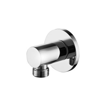 Wall-mounted shower elbow